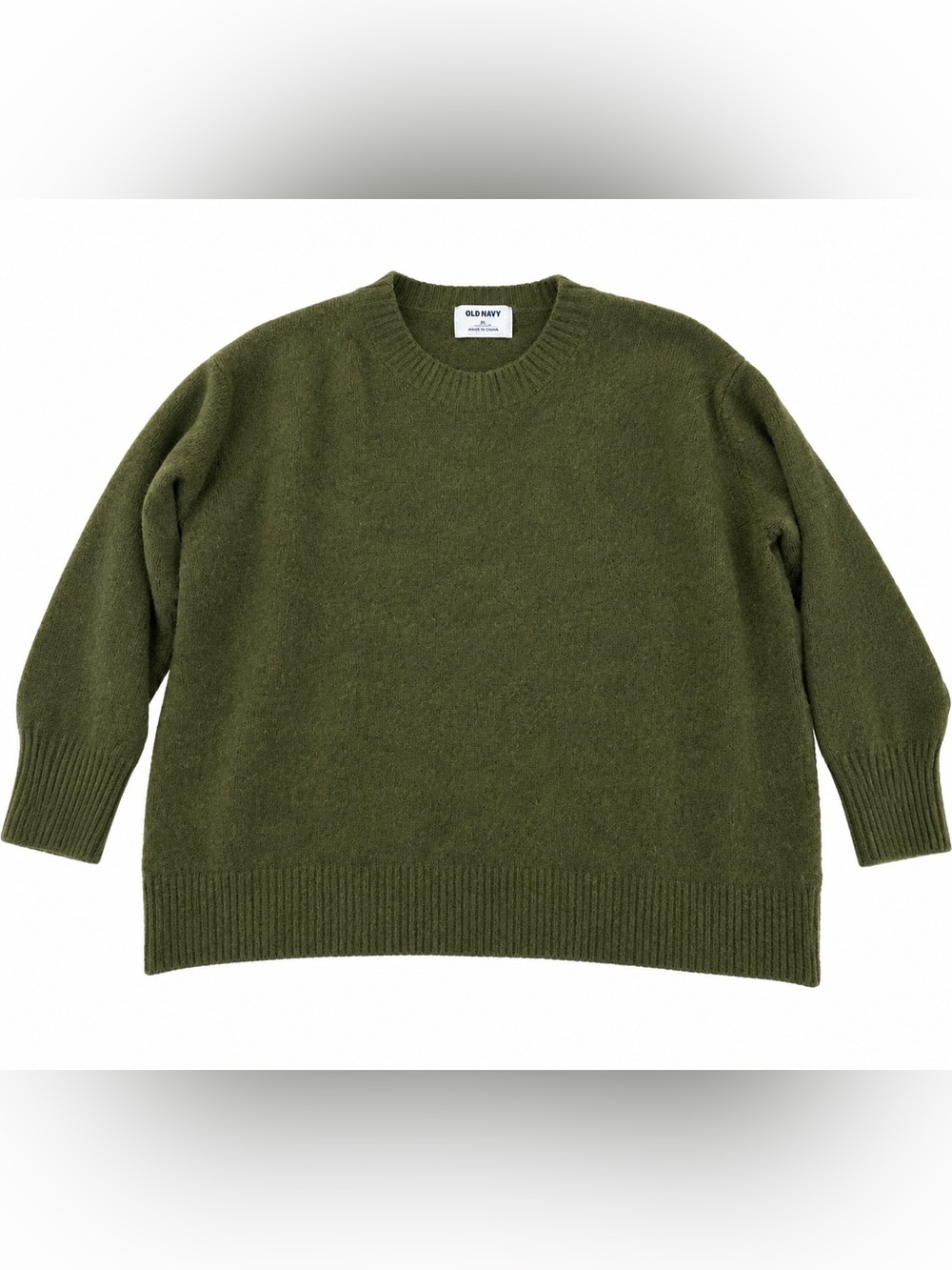 Old Navy Olive Crewneck Pullover Sweater